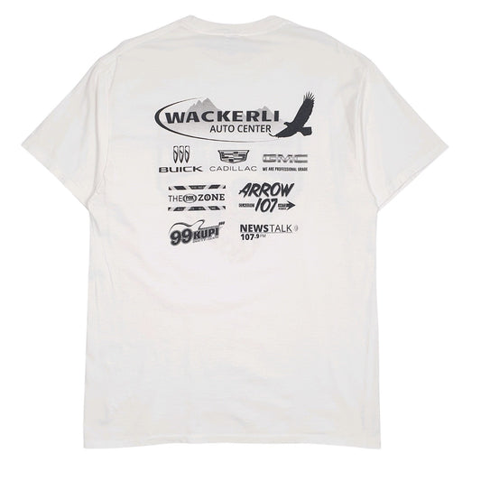 Mens White Port & Company Chukars Baseball  T Shirt