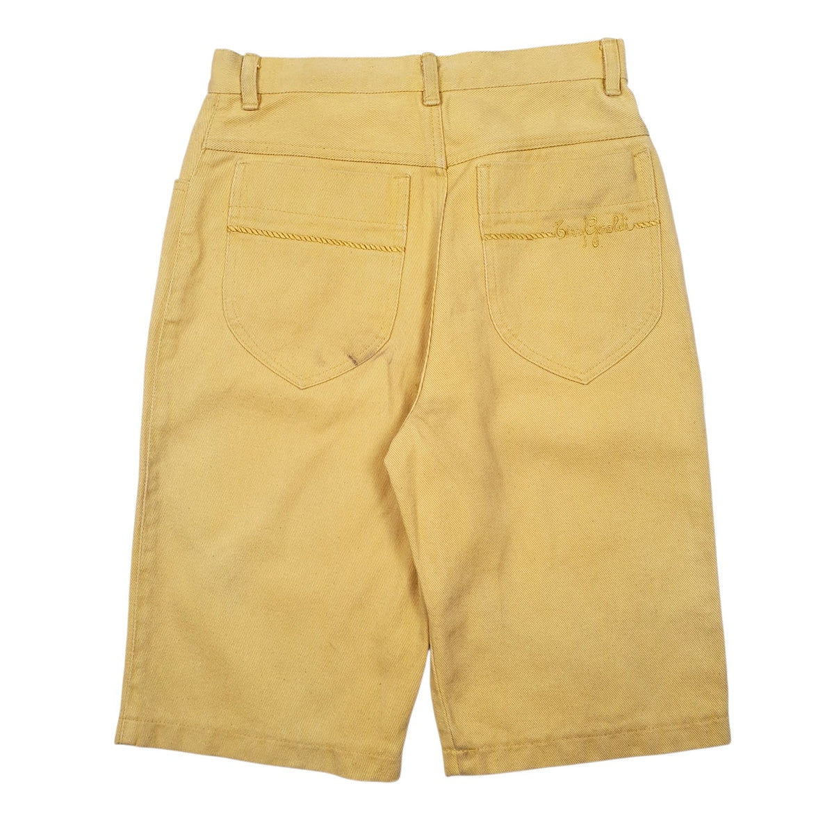 Womens Yellow Unbranded Embroidered  Shorts