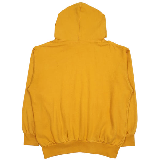 Mens Yellow MV Sport Quinnipiac University Hoodie Jumper