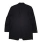 Mens Black Biagiotti Uomo Italian Tailoring  Coat