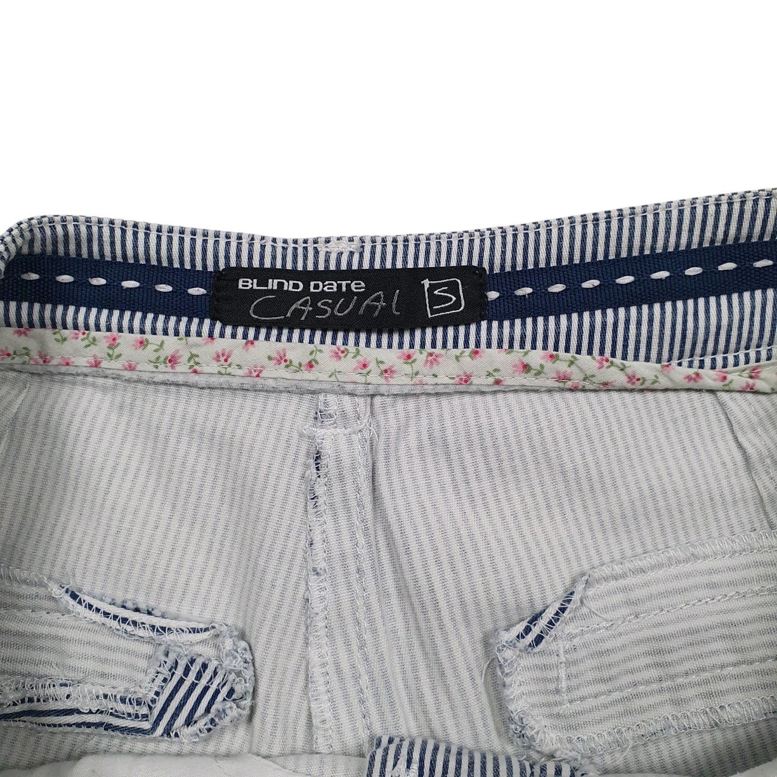 Womens Blue Blind Date   Shorts