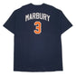 Mens Navy Starbury NBA Spellout  T Shirt