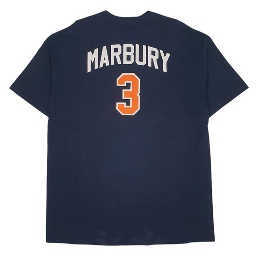 Mens Navy Starbury NBA Spellout  T Shirt