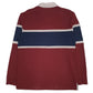 Mens Red Good Fellow Rugby Crewneck Polo Shirt