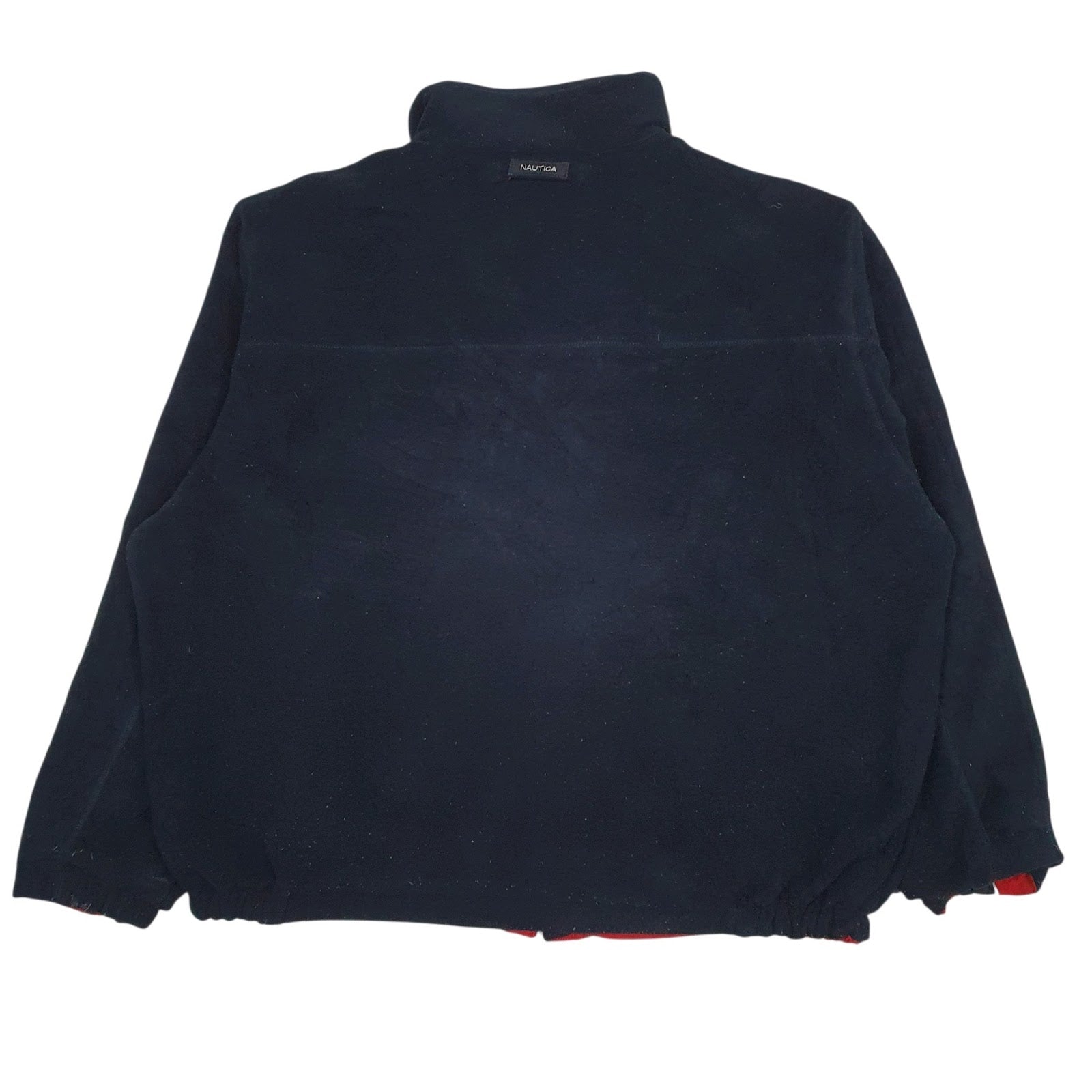 Mens Red Nautica Reversible Padded Full Zip Coat