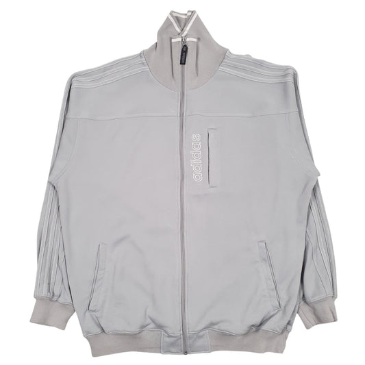 Mens Grey Adidas  Full Zip Jumper