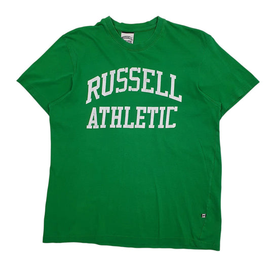 Mens Green Russell Athletic  Short Sleeve T Shirt