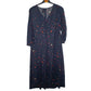 Womens Navy LC Mode Sheer  Dress