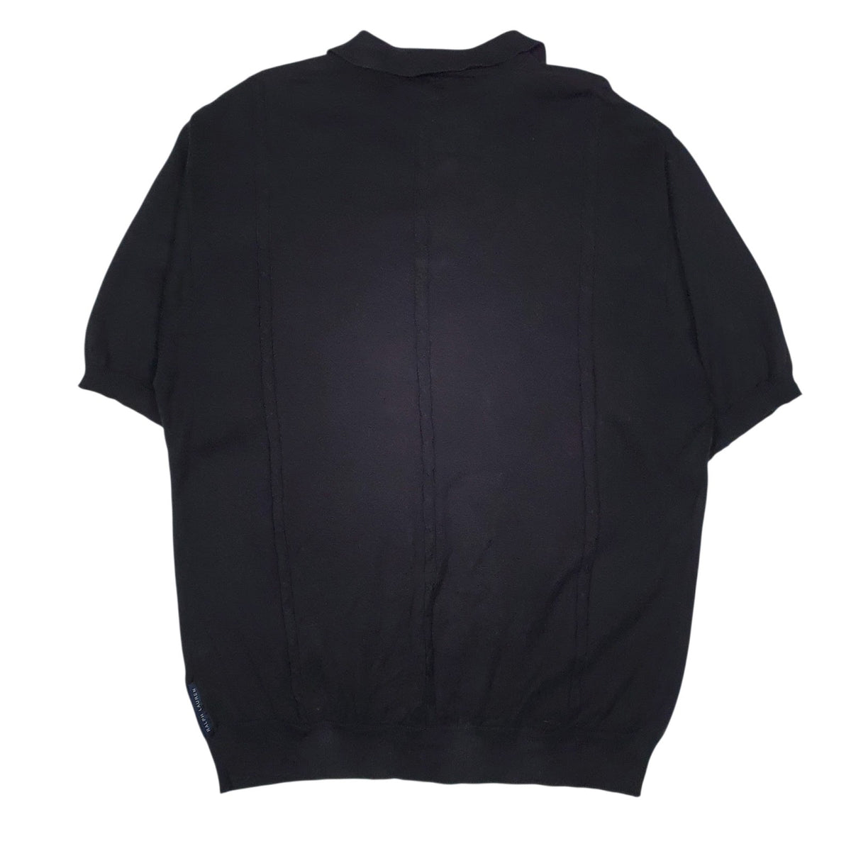 Mens Black Chaps Vintage Ralph Lauren  Polo Shirt