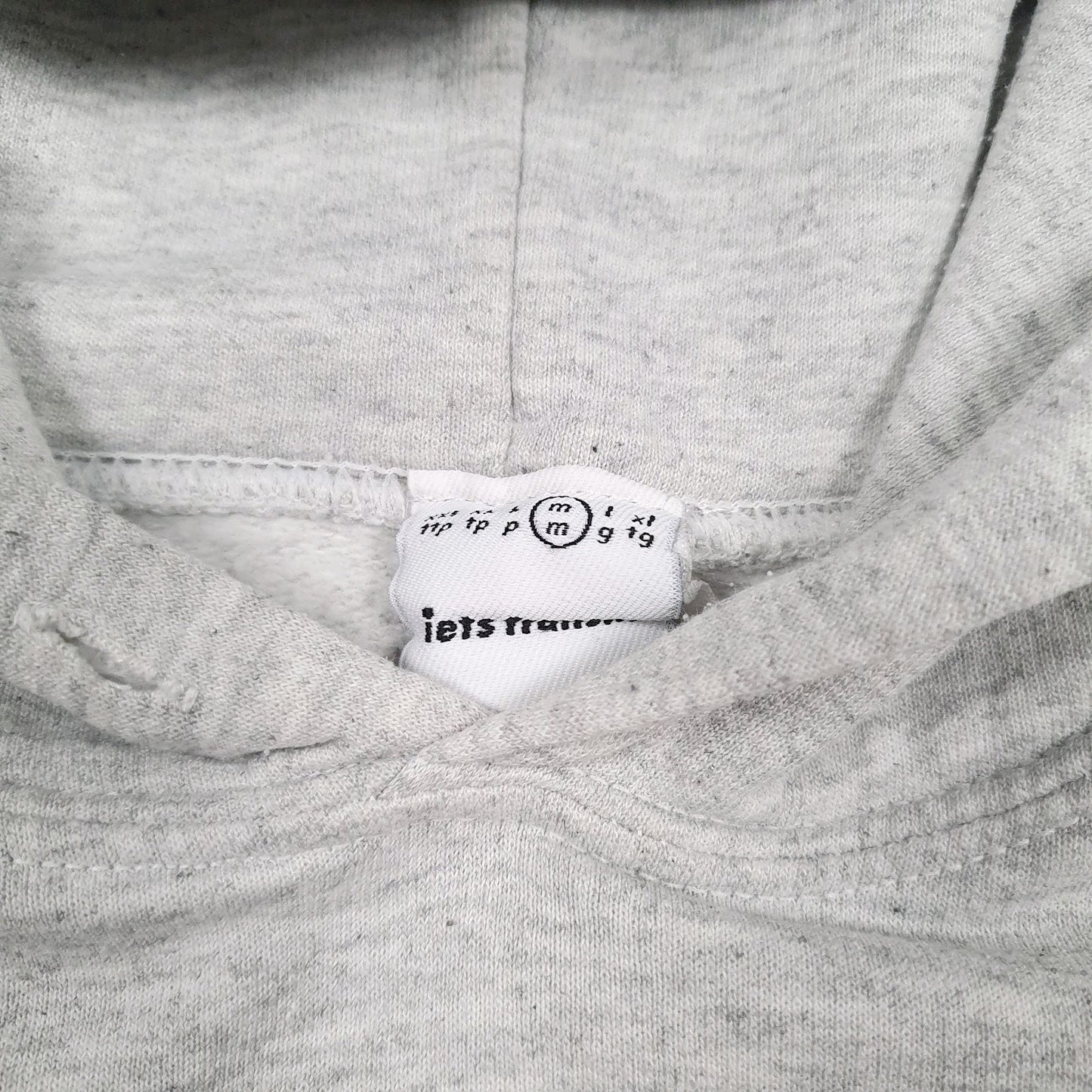 Mens Grey iets frans  Hoodie Jumper