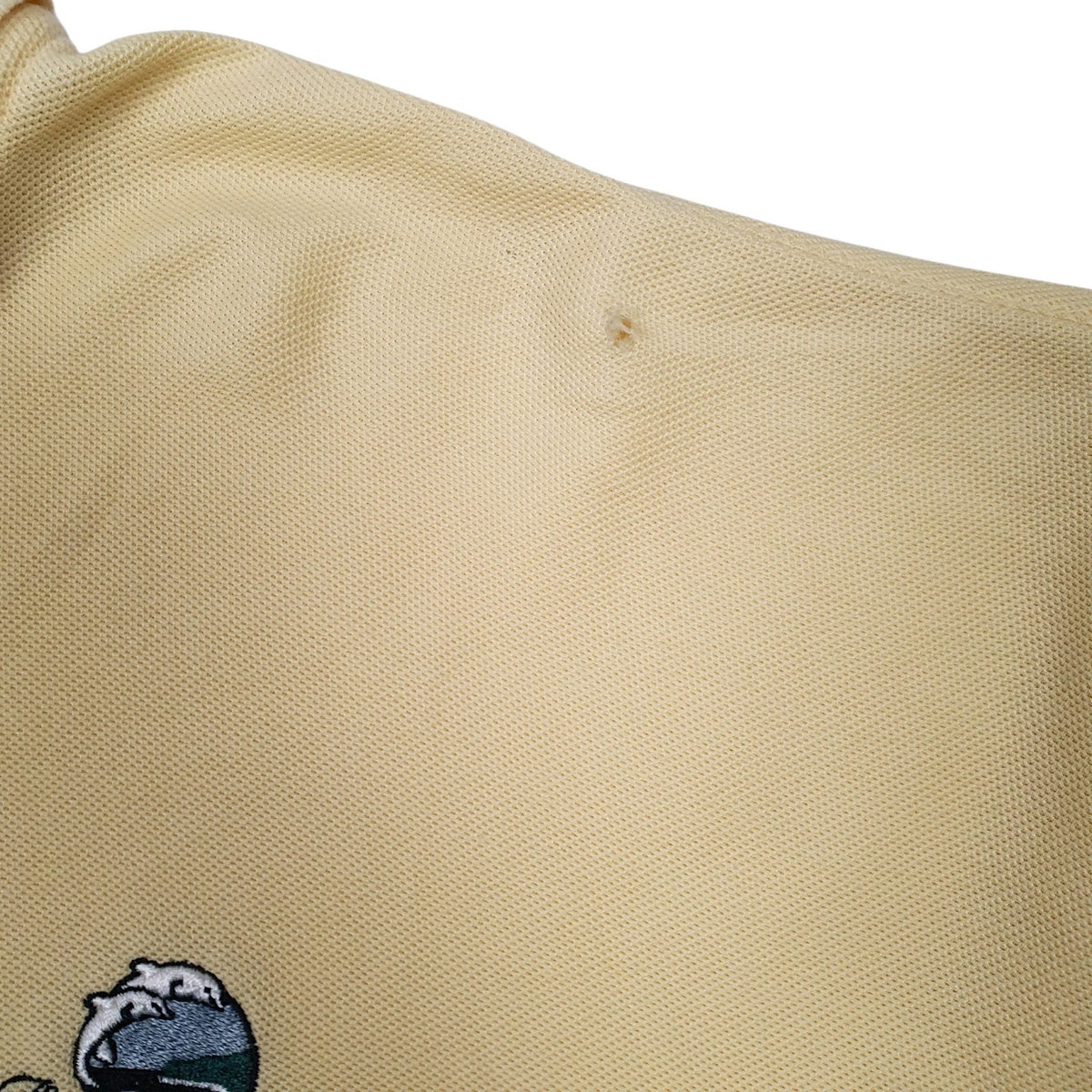 Mens Yellow Nike Dri-Fit Golf  Polo Shirt