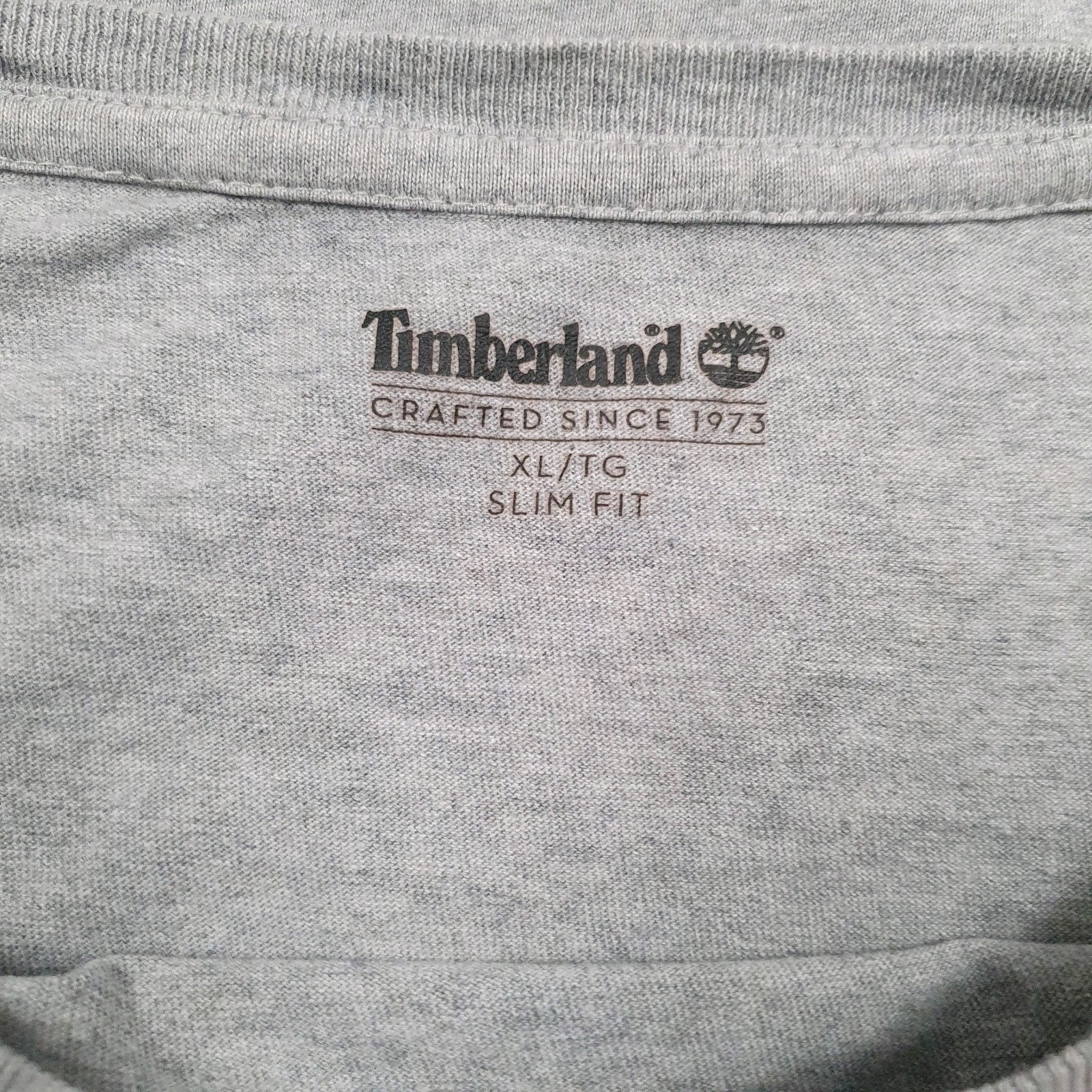 Mens Grey Timberland Slim  T Shirt