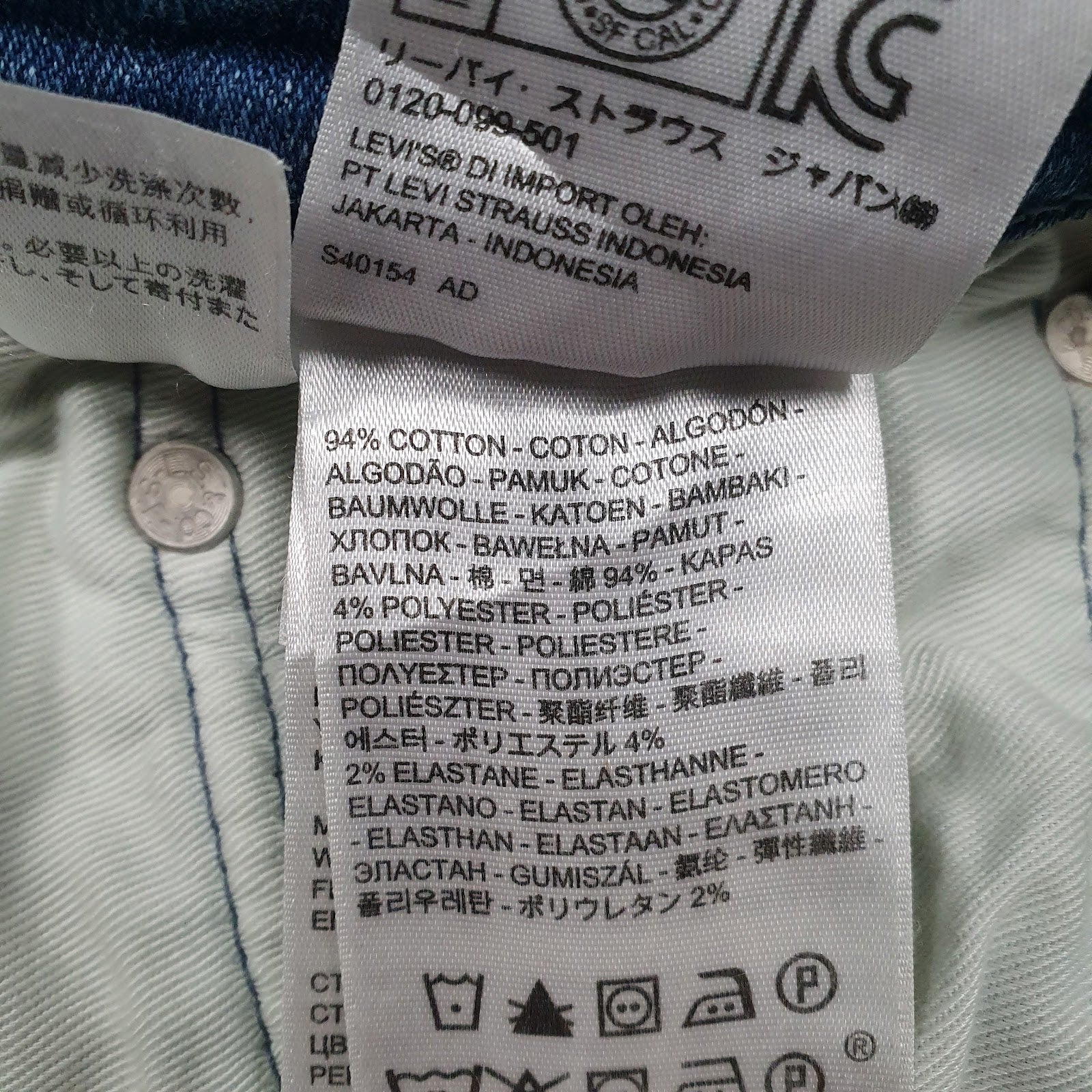 Mens Blue Levis   Jeans
