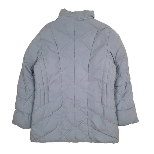 Womens Blue Biaggini Quilted  Coat