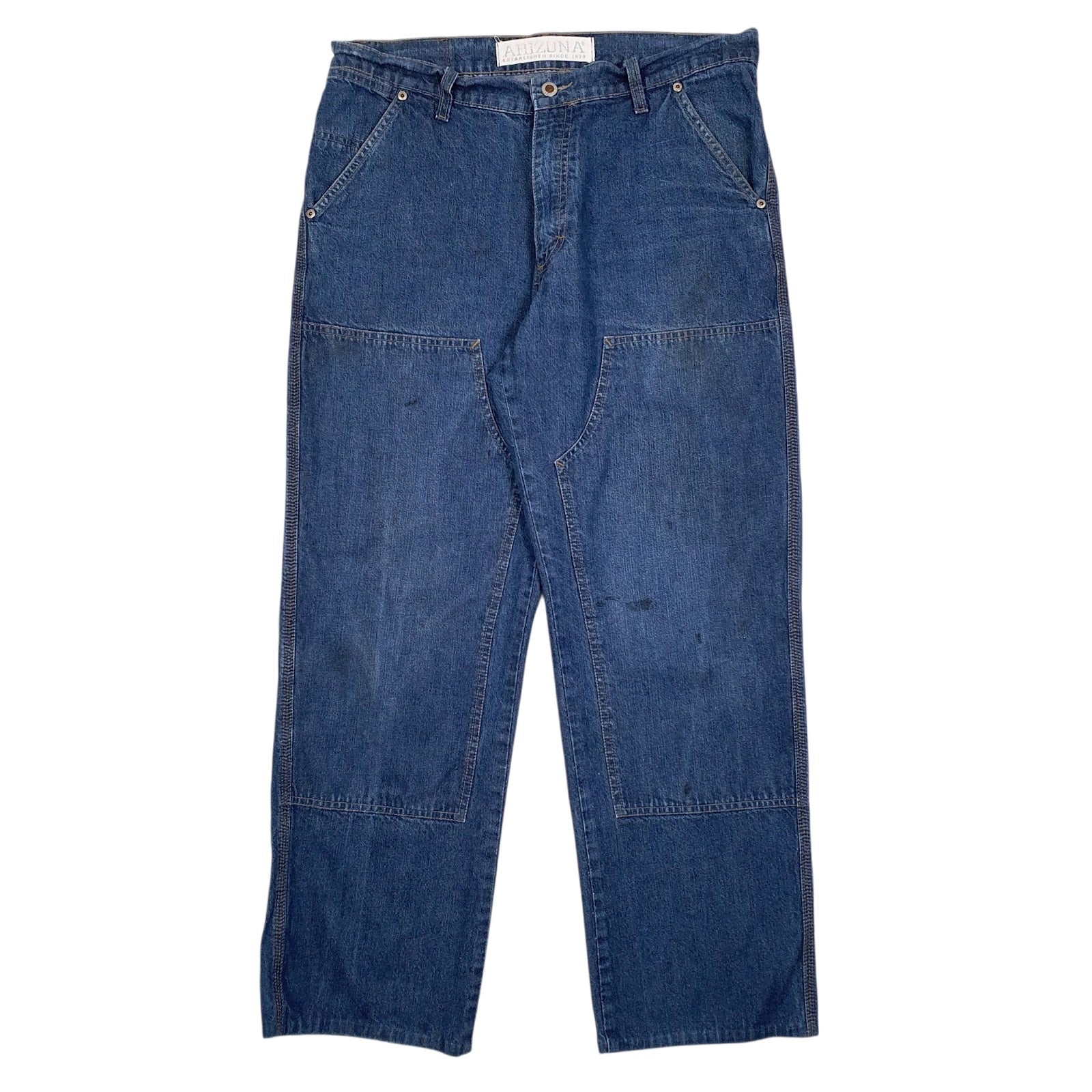 Mens Blue Arizona Double Kneea Casual JeansW36 L38