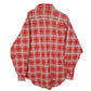 Mens Red C.F Gallery Vintage Flannel  Shirt
