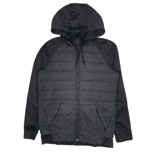 Mens Black Nike Dri Fit Puffer Softshell  Coat
