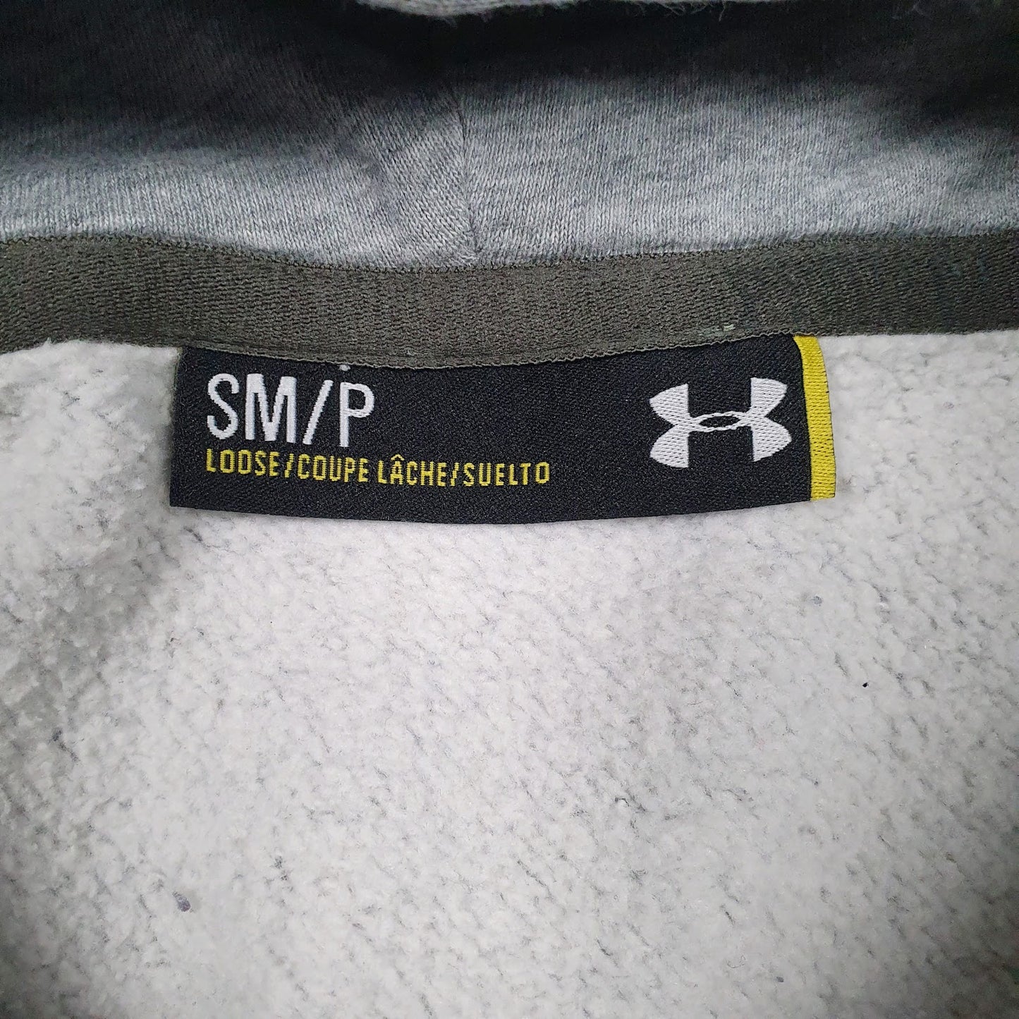 Mens Grey Under Armour Minnesota Hockey Hoodie Jumper