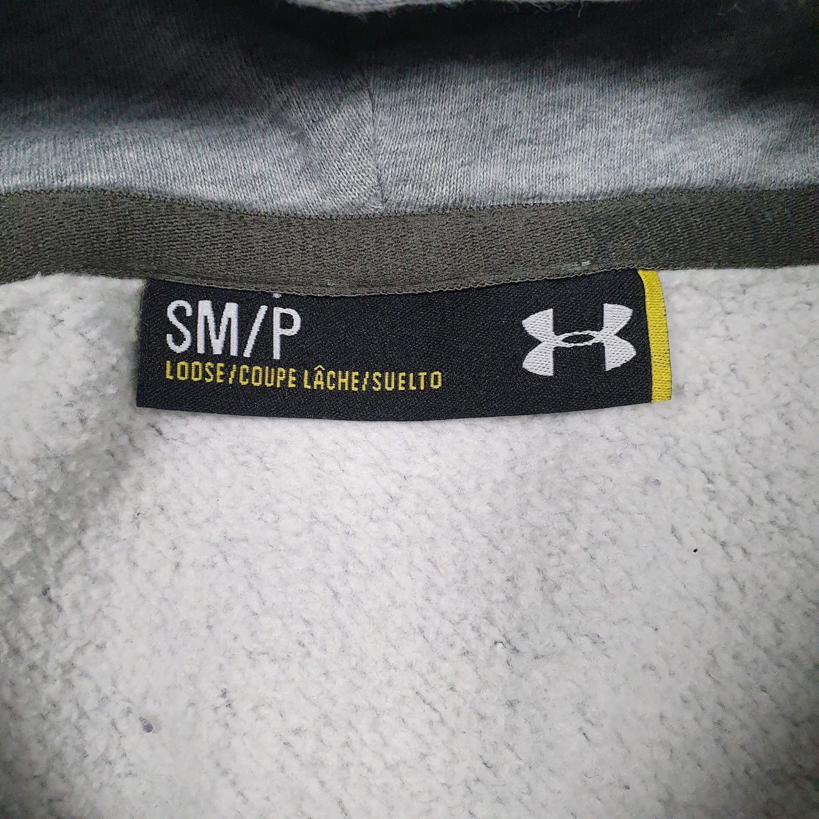 Mens Grey Under Armour Minnesota Hockey Hoodie Jumper