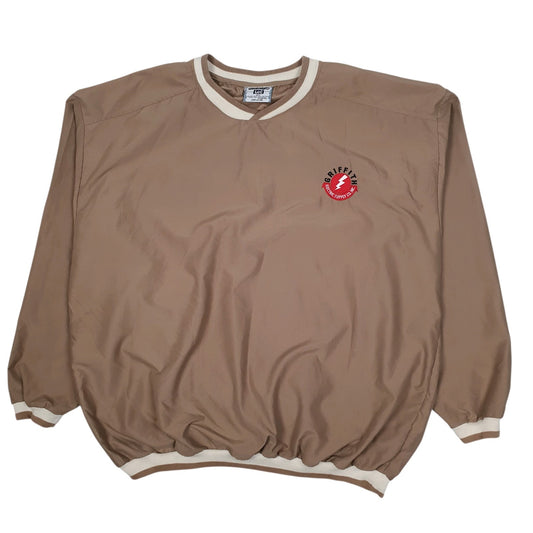Mens Brown Lee Vintage 90s Made In USA Pullover  Coat