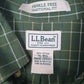 Mens Green L.L.Bean   Shirt