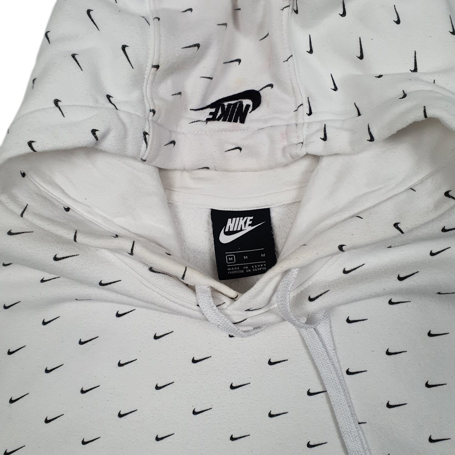 Mens White Nike  Hoodie Jumper