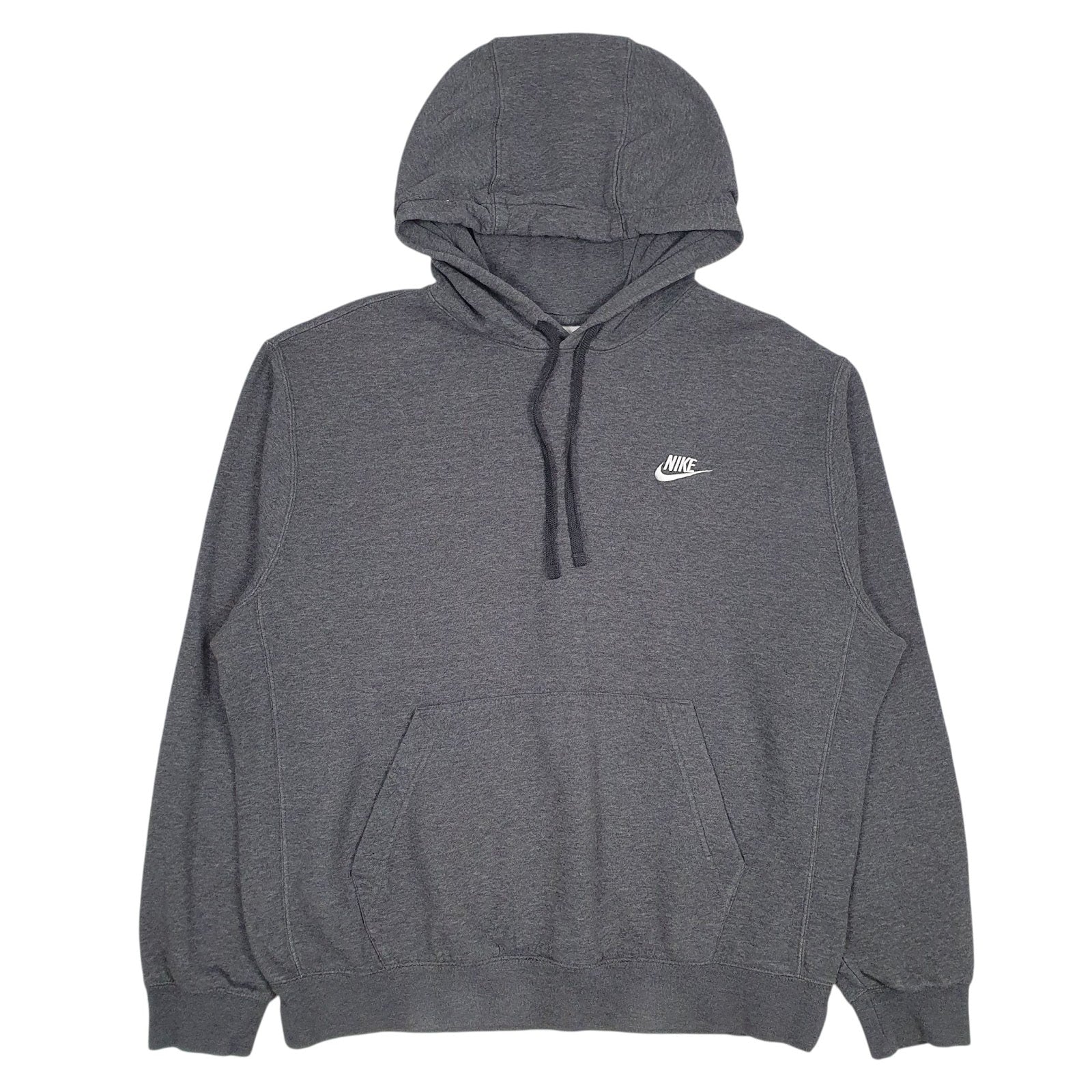 Mens Grey Nike Baggy Hoodie Jumper
