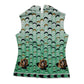 Womens Green MK Modelle Vintage 90s Sleeveless  Shirt