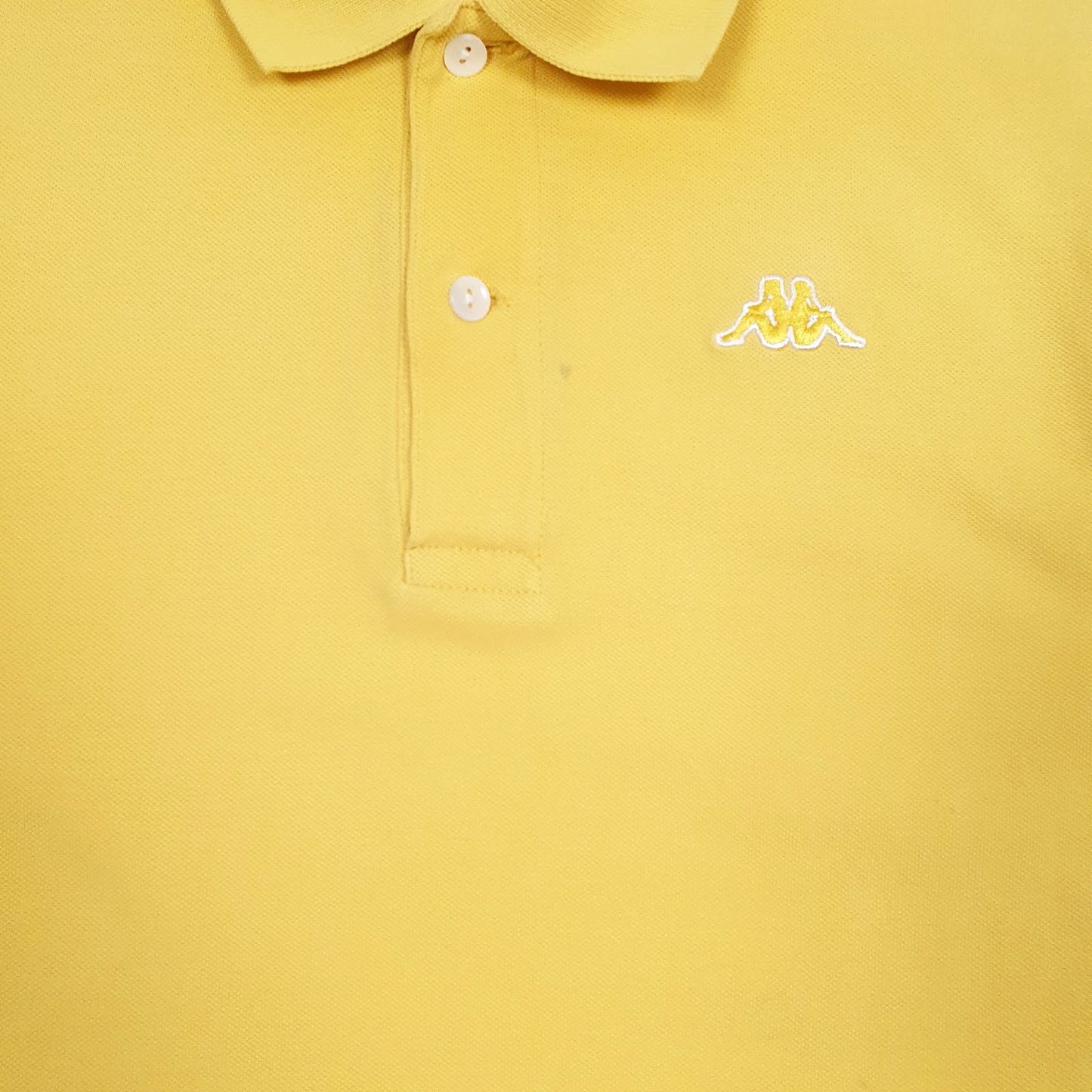 Mens Yellow Kappa   Polo Shirt
