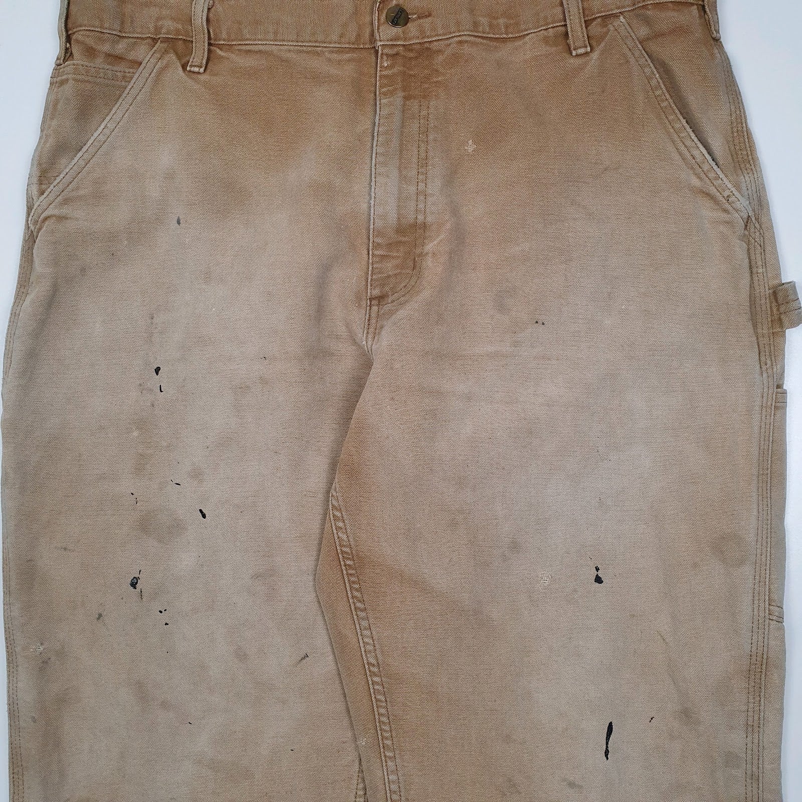 Mens Beige Carhartt B11  Trousers