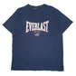 Mens Navy Everlast Spellout Short Sleeve T Shirt