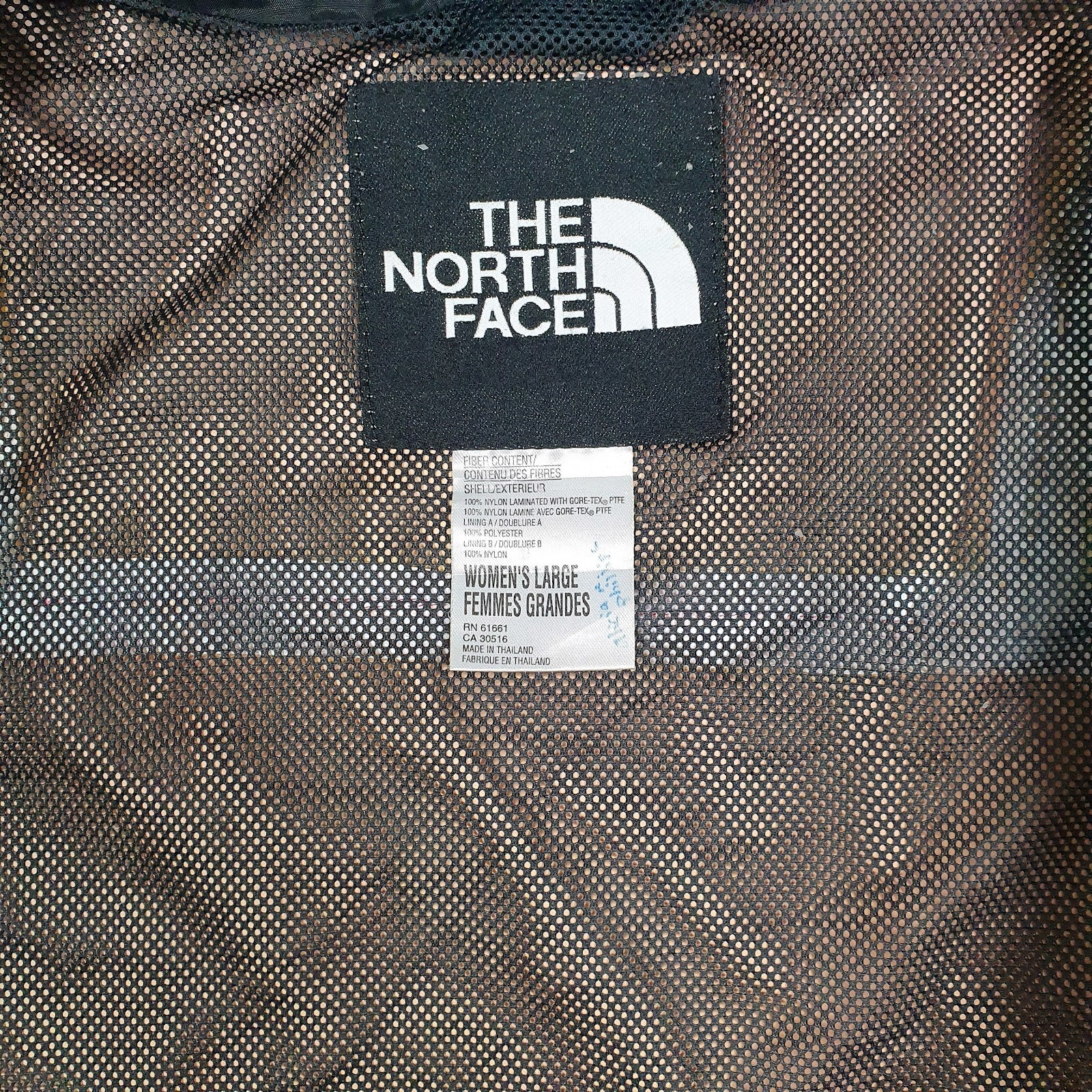 Womens Orange The North Face Goretex Hoodie Coat