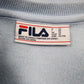 Womens Blue Fila Spellout Crewneck Jumper