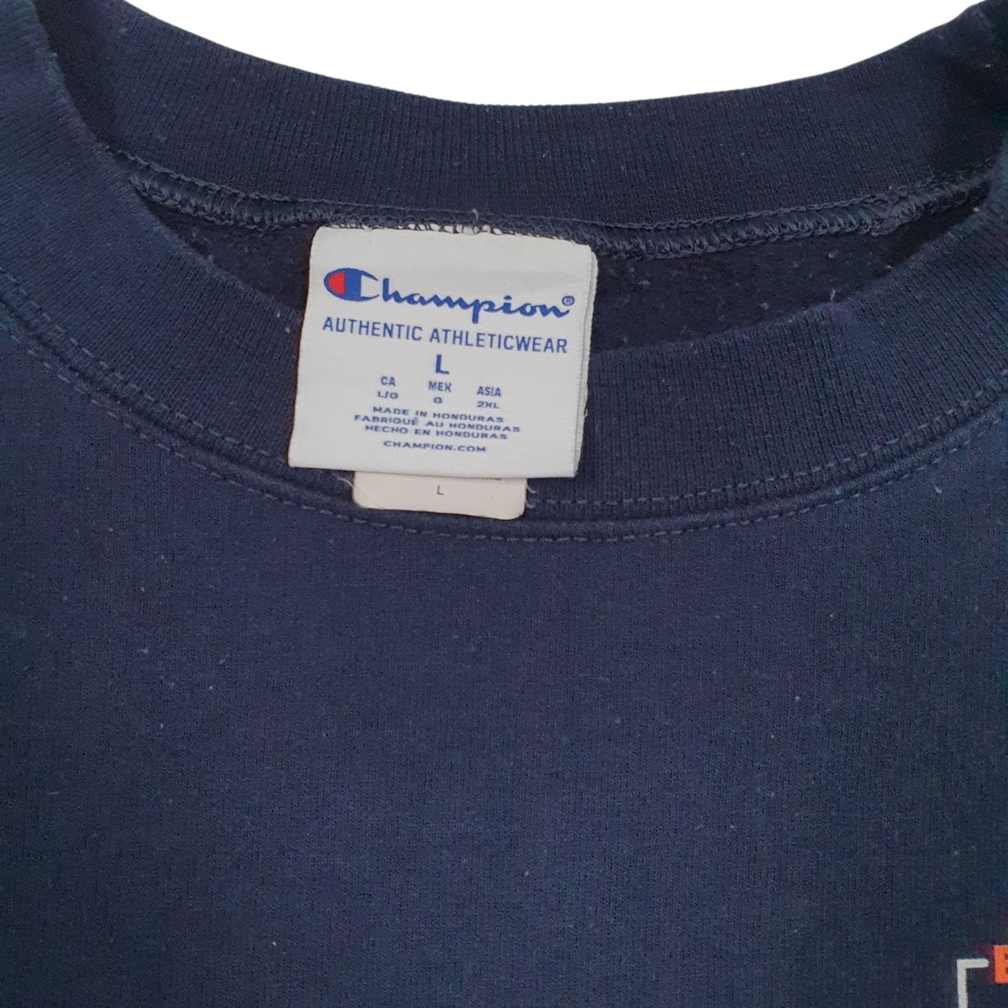 Mens Navy Champion  Crewneck Jumper
