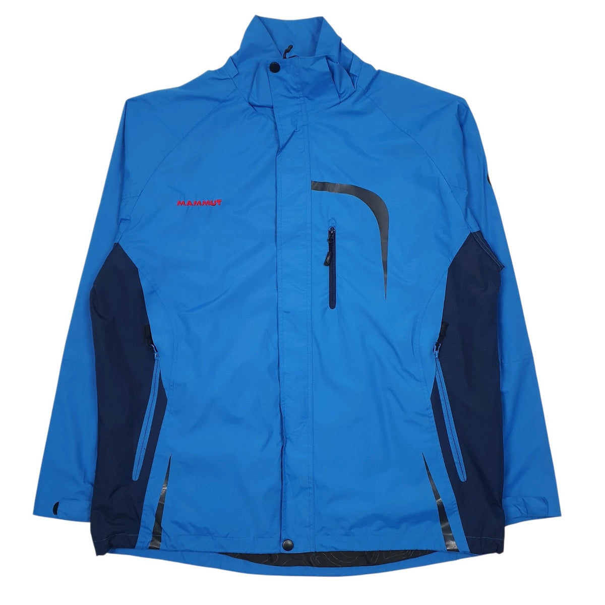 Mens Blue Mammut Windbreaker  Coat