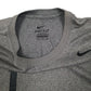Mens Grey Nike Dri Fit  T Shirt