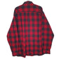 Mens Red L.L.Bean Flannel  Shirt