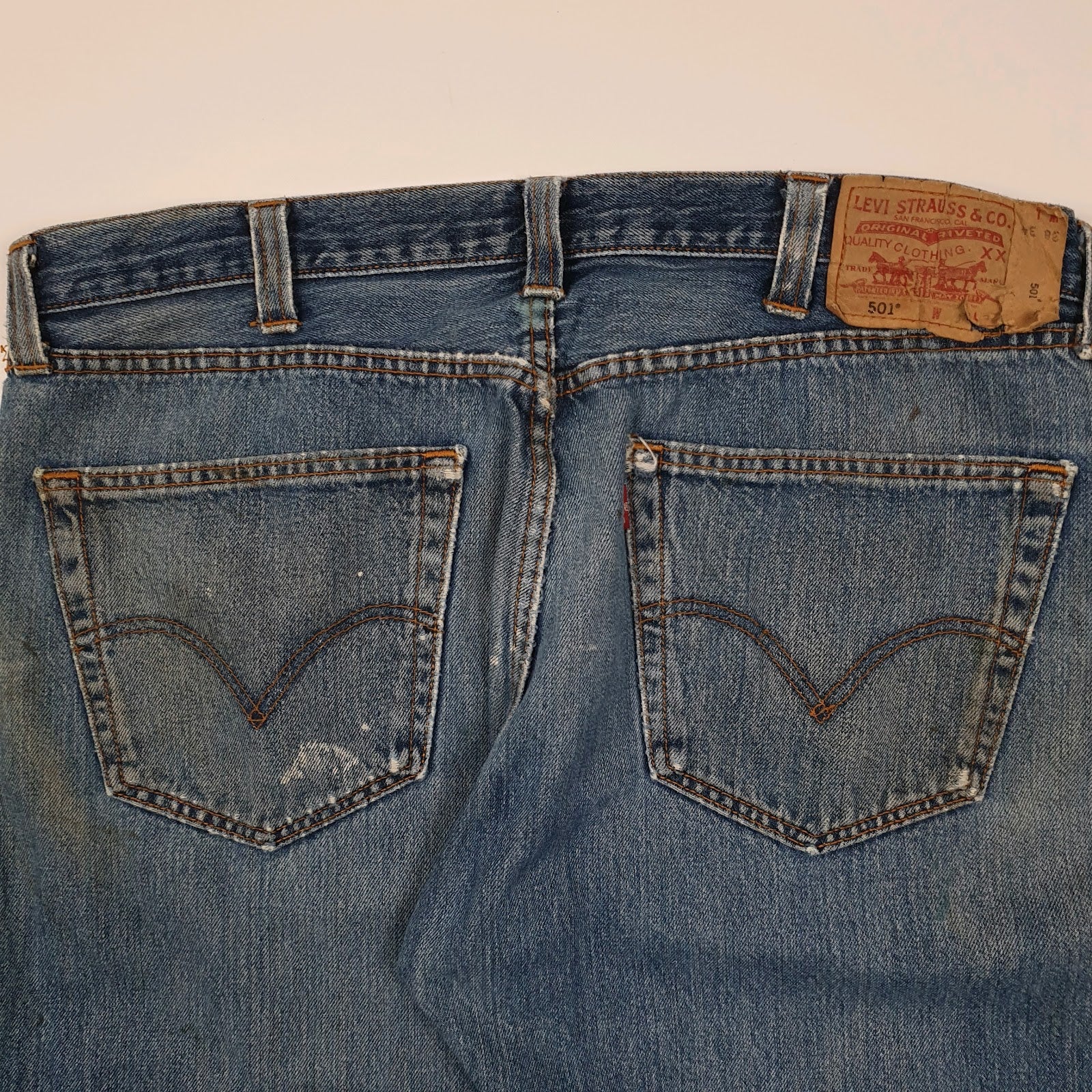 Mens Blue Levis   Jeans