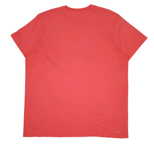 Mens Pink Adidas   T Shirt