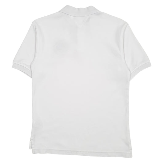 Womens White Tommy Hilfiger  Crewneck Polo Shirt