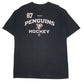 Mens Black Reebok NHL Penguins Hockey Crosby Short Sleeve T Shirt
