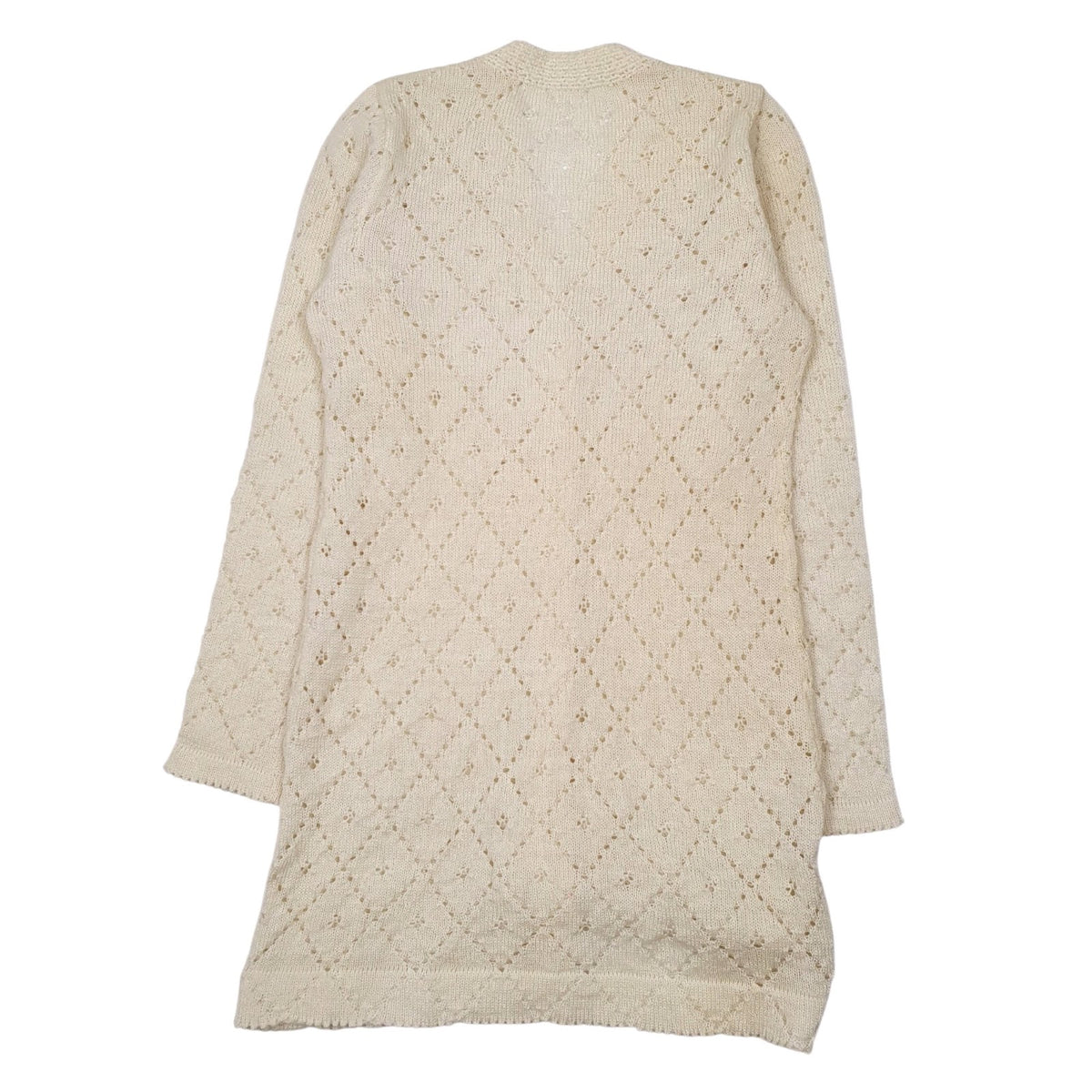 Womens Yellow Unbranded Knit Cardigan Jumper