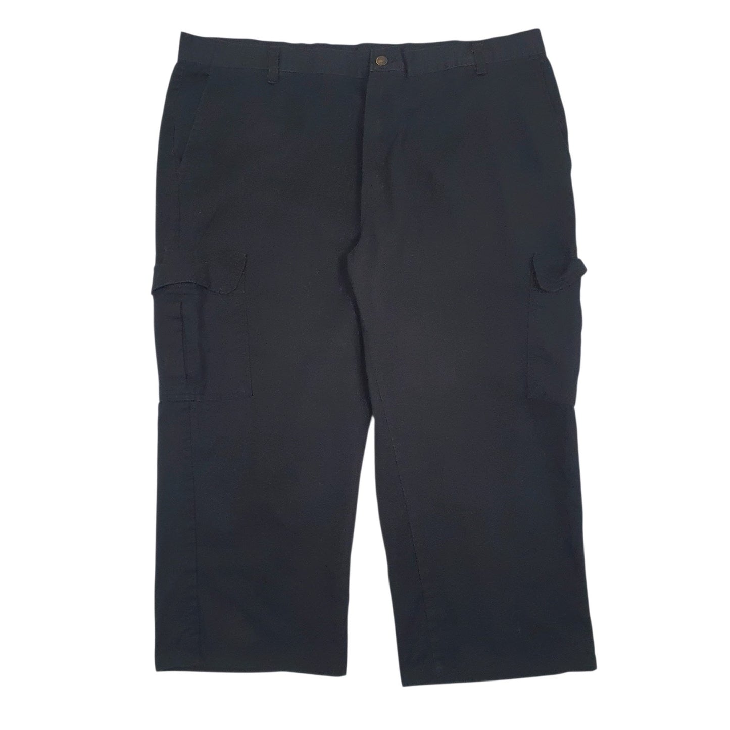 Mens Black Dickies Workwear Cargo Trousers