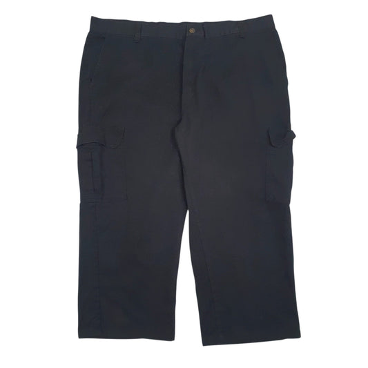 Mens Black Dickies Workwear Cargo Trousers