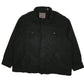 Mens Black Levis Military Bomber Sherpa Lined  Coat