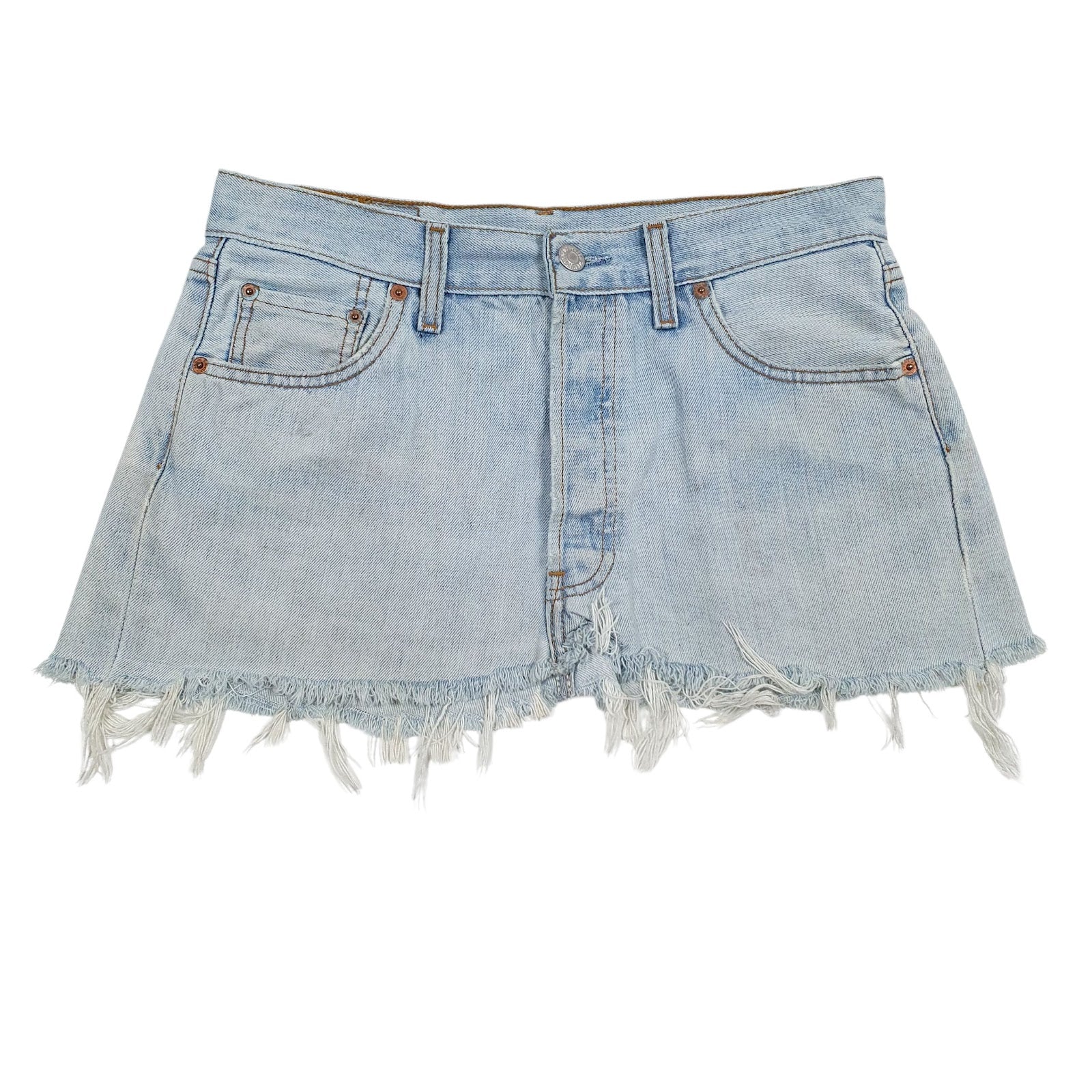 Womens Blue Levis  Denim Shorts