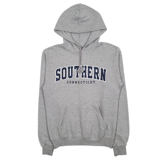 Mens Grey Champion Southern Connecticut Hoodie Jumper
