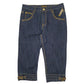 Womens Blue Wan Li  Capri JeansW32 L19