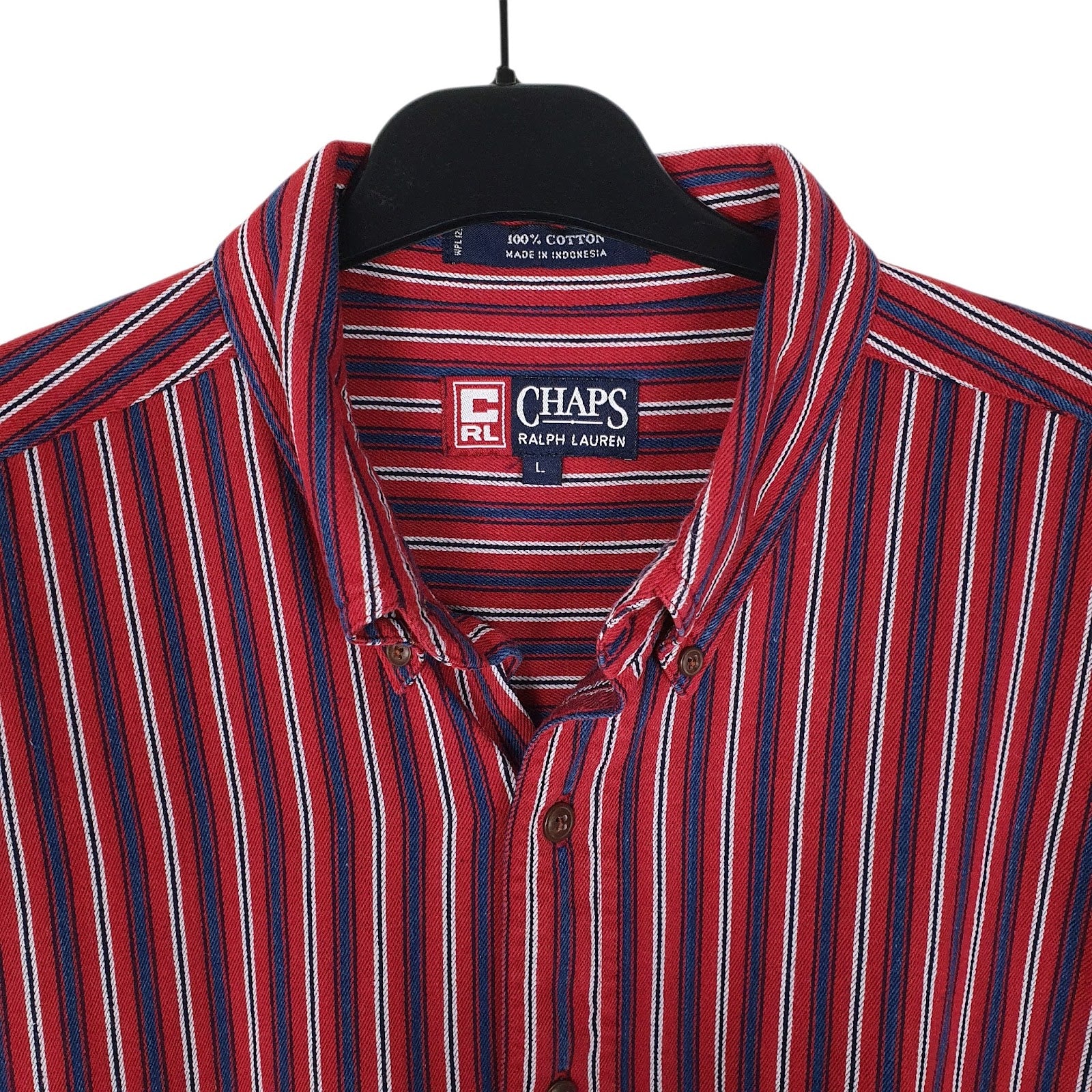 Mens Red Ralph Lauren Vintage 90s Heavy Canvas  Shirt
