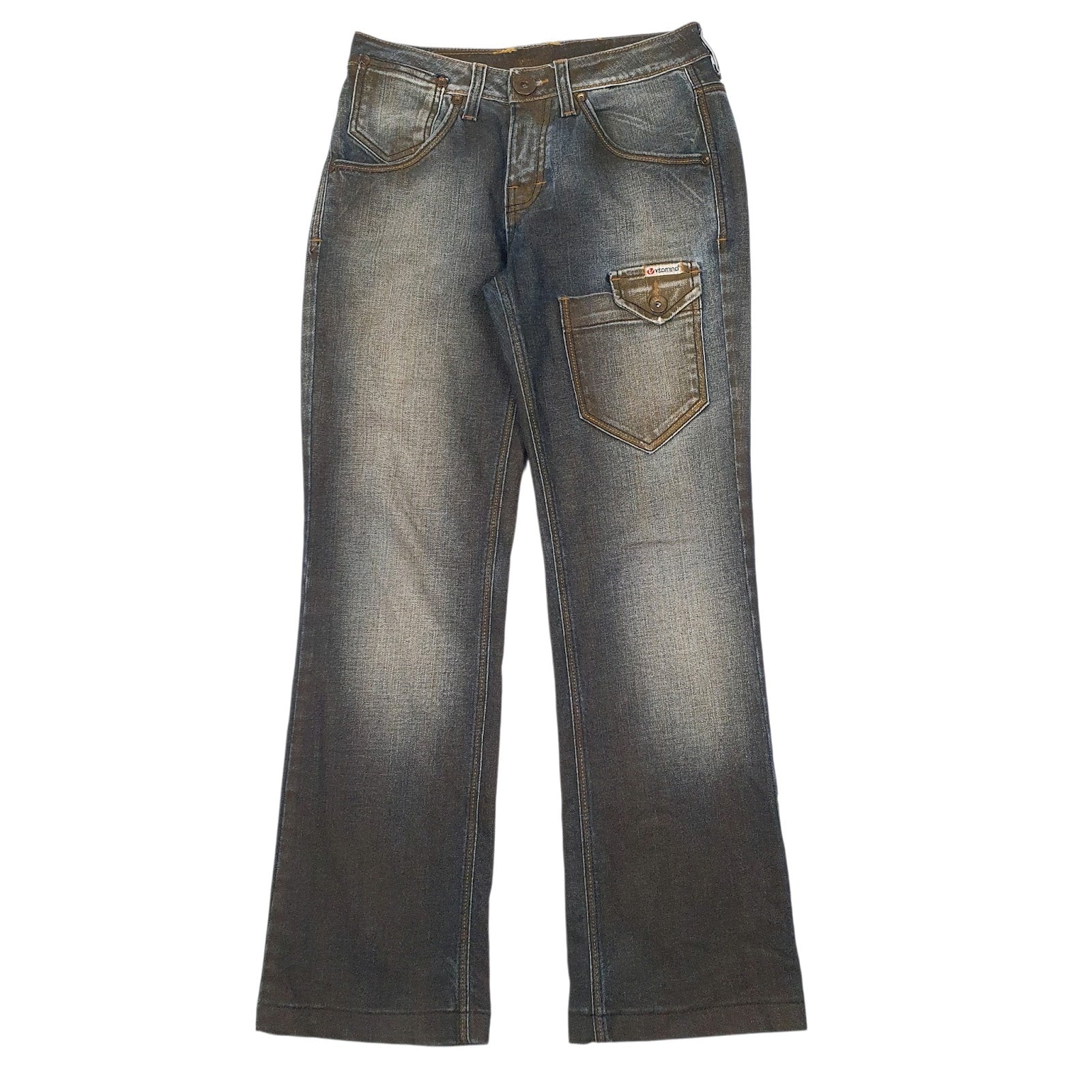 Mens Blue Vitamania  Casual JeansW28 L28